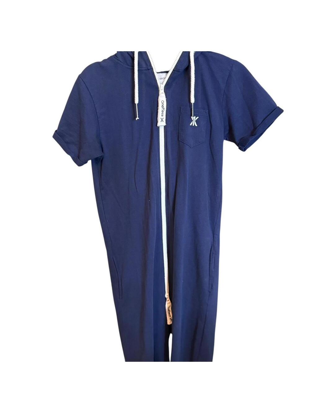 OnePiece Norwegian Original Navy Blue Hooded Jumpsuit